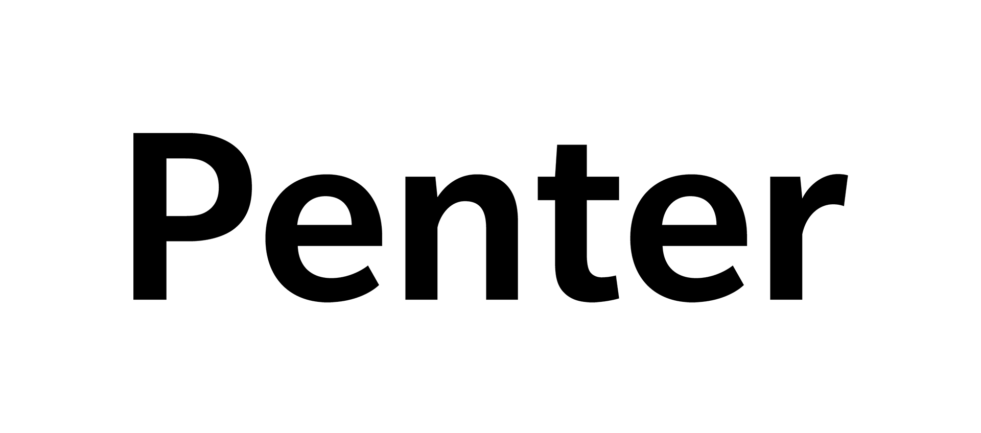 Penter logo on transparent background in RGB mode